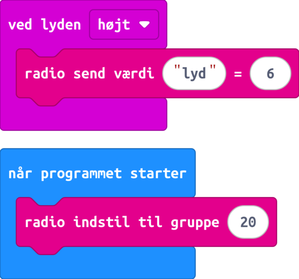 MakeCode-blokke: d-hoer